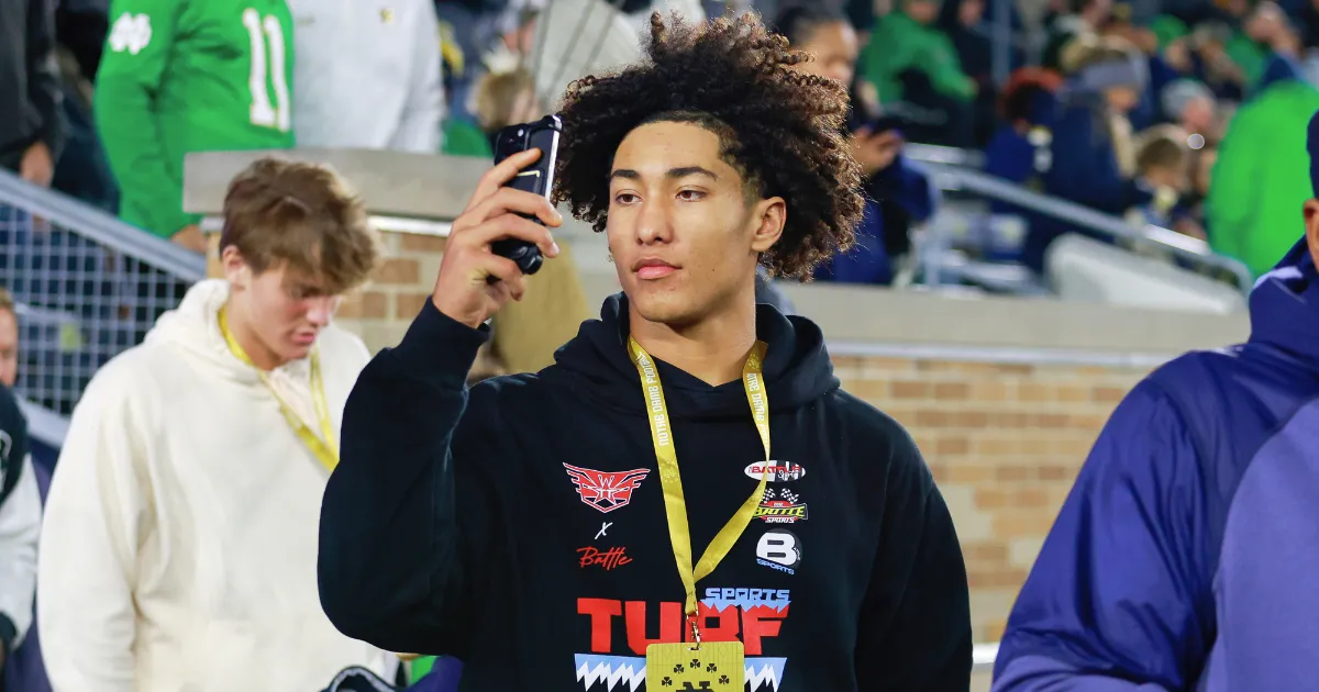 WR Devin Fitzgerald, son of NFL legend Larry Fitzgerald, commits to Notre Dame football